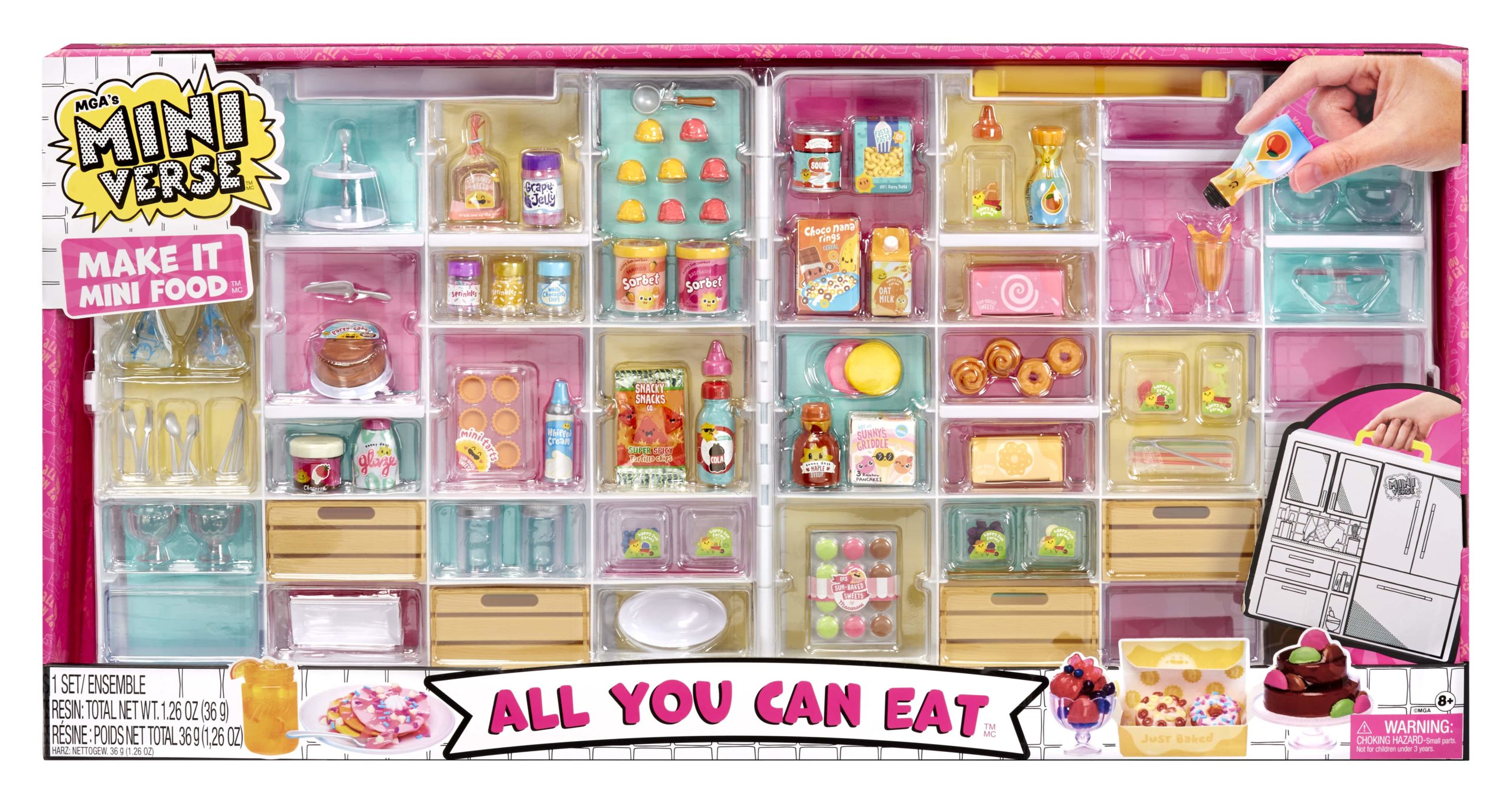 MGA s Miniverse Mini Food Maxi Set MGA